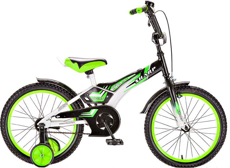 Велосипед MTR Sharp 18",1s зеленый,синий KG1810