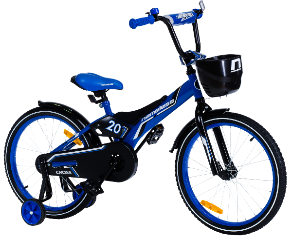 Велосипед 20" Nameless CROSS,синий/черный