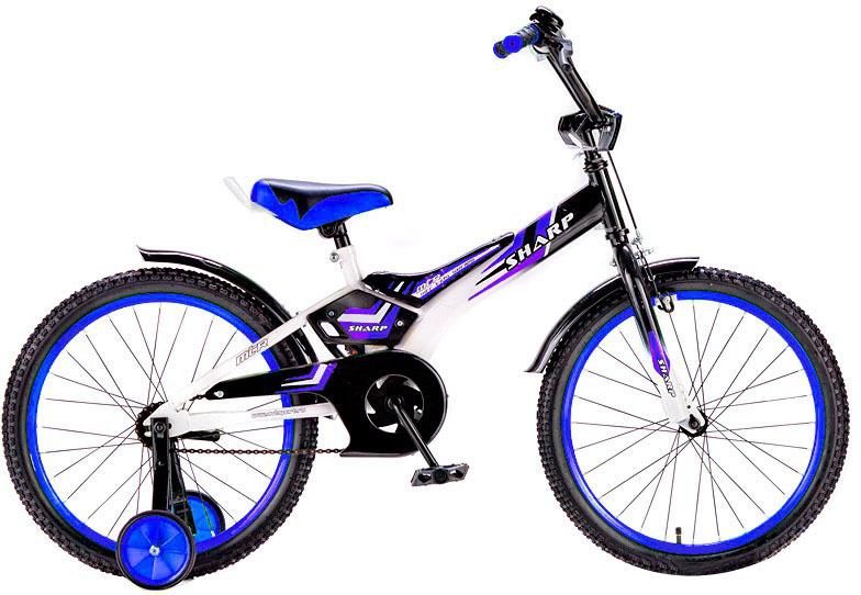 Велосипед Black Agua  Sharp 16",1s(синий,зеленый)KG1610