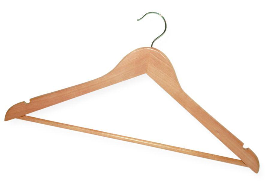 Вешалка для одежды деревянная 45 см ПРОМО