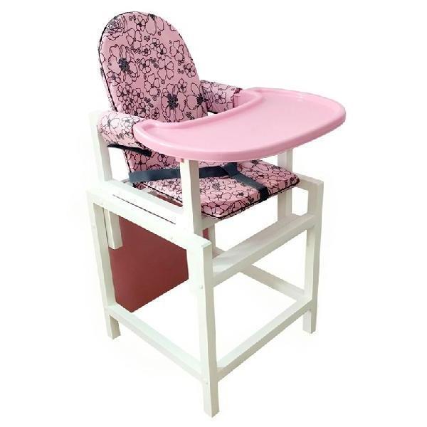 Стул-стол для кормления Облачко розовый