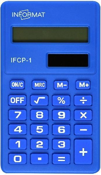 Калькулятор INFORMAT IFCP-1 8 разр. карманный синий