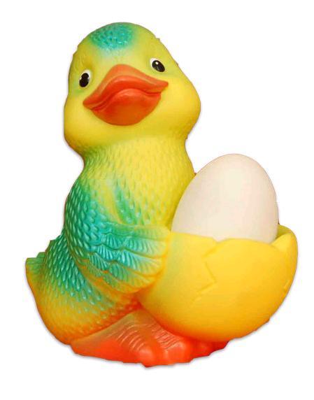 Игрушка из ПВХ-пластизоль Утка-мама (с яйцом)