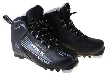 Ботинки лыжные TREK BLAZZER NNN(черный,лого серый)р.43 