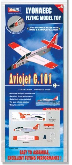 Самолет LYONAEEC Power Lauch Glider "C-101 Aviojet" (длина 283мм,размах крыльев 250мм)