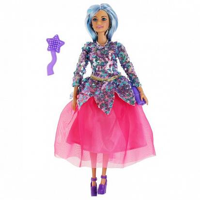 Кукла 29 см София, цветные волосы, в вечернем платье с акс КАРАПУЗ 66001-BF13-S-BB