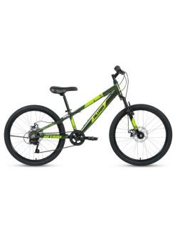 Велосипед  AL 24 D (24" 7 ск. рост.12")2020-2021,бирюзовый/зеленый,зеленый