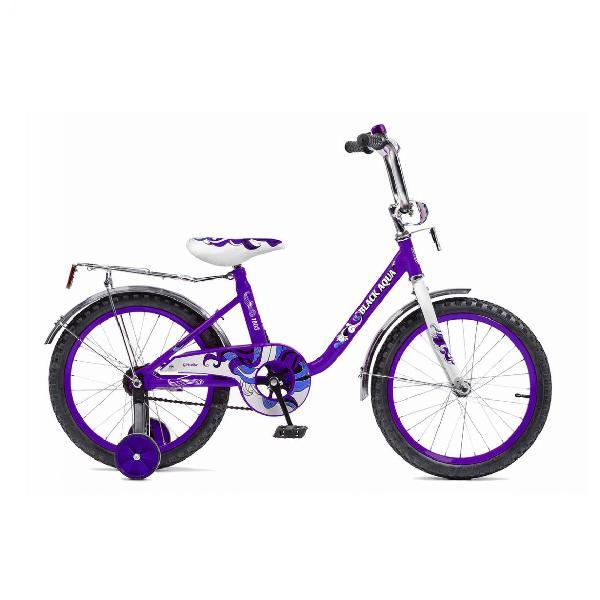 Велосипед  Black aqua 1603 (со светящ.колесиками/красный,фиолетовый,розовый)