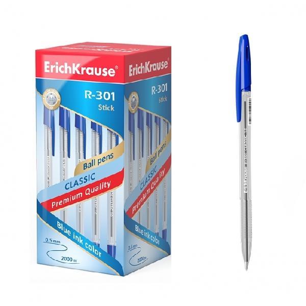 Ручка гелевая ErichKrause® R-301 Classic Gel Stick 0.5, цвет чернил синий 7627124