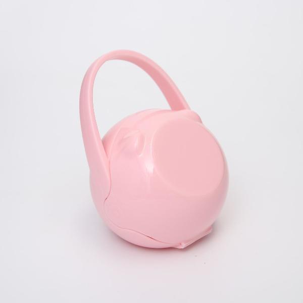 Контейнер для сосок и пустышек "Мишка", цвет розовый 4729885