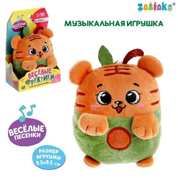 ZABIAKA Музыкальная игрушка "Веселые фруктики" зеленый, звук   6970350