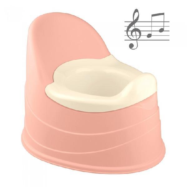 Горшок детский музыкальный(светло-розовый)