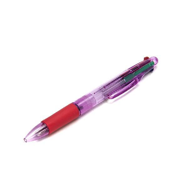 Ручка шариковая 4-цветная,пластик