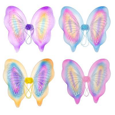 Костюм карнавальный крылья бабочки,полиэстер,42х44см,4 дизайна, Сноу Бум