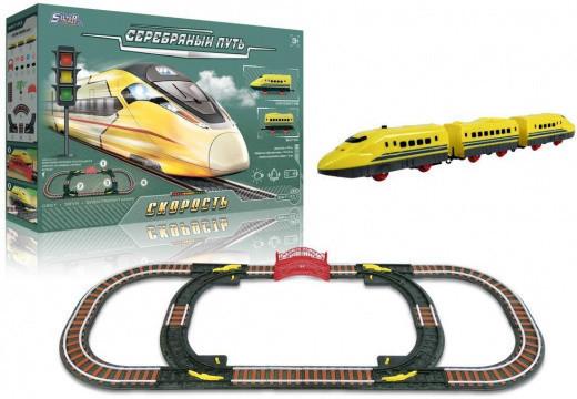 Игровой набор Серебряный путь "Поезд: Скорость" (ж/д 370 см, 3 вагона, свет, звук, аксес.) (10702070