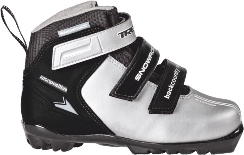 Ботинки лыжные TREK Snowrock NNN 3 ремня  (цвет в ассорт.)р.30-34 ИК36Р-06-16