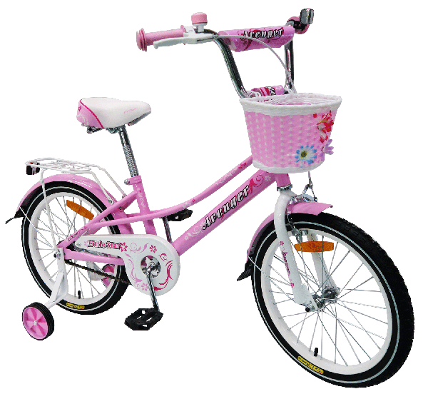 Велосипед 18" AVENGER LITTLE STAR,розовый/белый