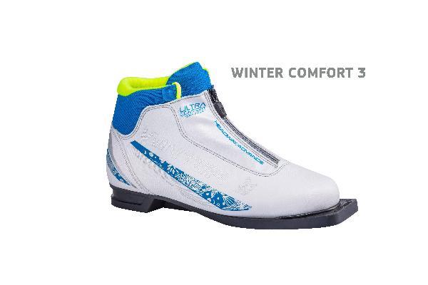Ботинки лыжные женские TREK WinterComfort3( белый/лого синий)р.36