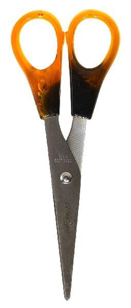 Ножницы INFORMAT 140 мм янтарный ручки акриловые