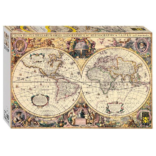 Мозаика "puzzle" 2000 "Историческая карта мира"(new)
