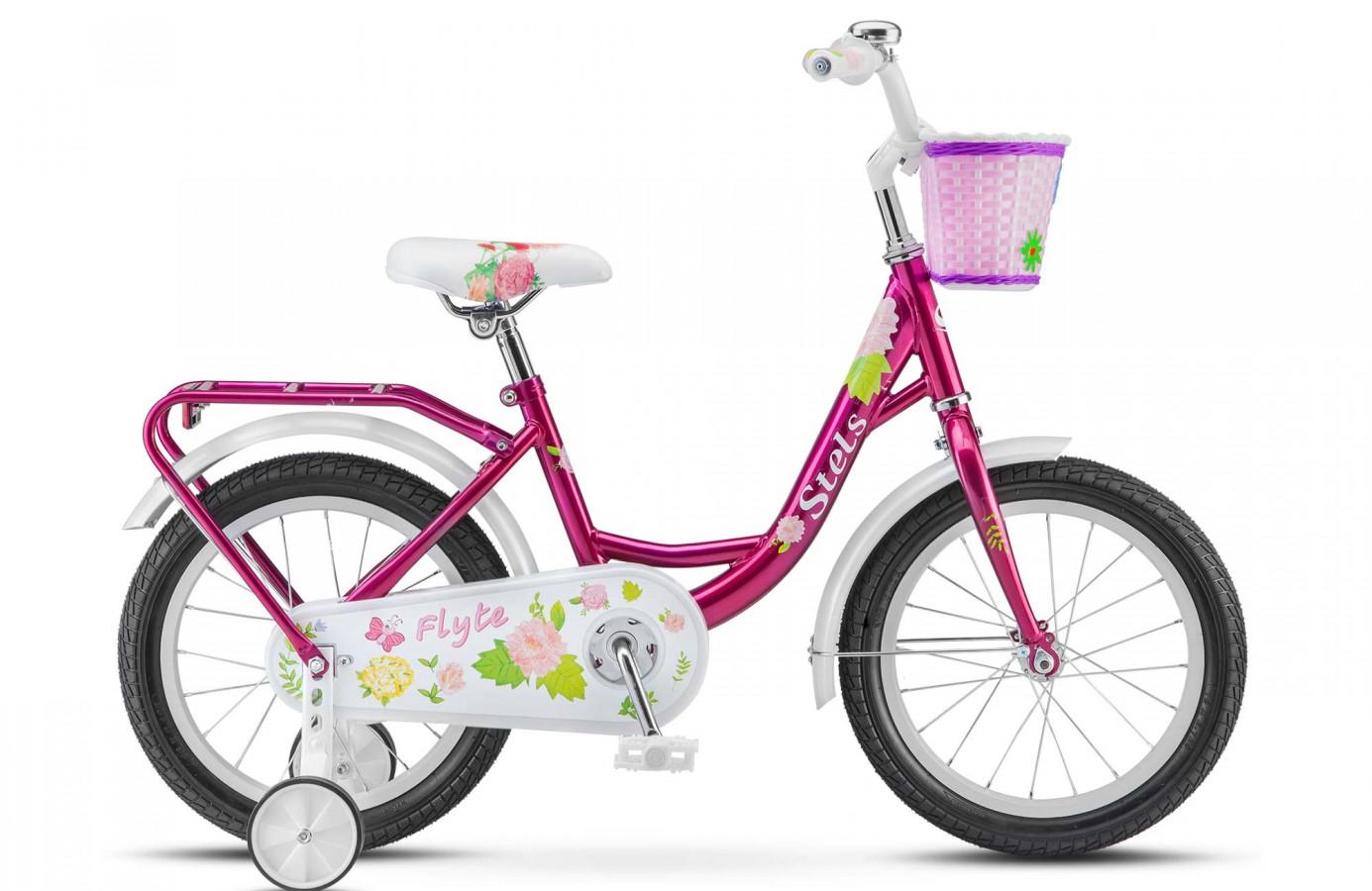 Велосипед детский STELS  14" Flyte 9.5"/пурпурный,розовый,красный синий