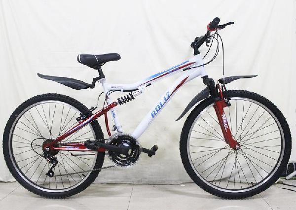 Велосипед ROLIZ 26-216-1 красн-белый,темн-син-желтый