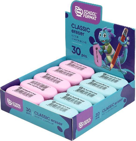 Ластик Schoolformat CLASSIC SMART DINO ассорти ЛСТ-СМД