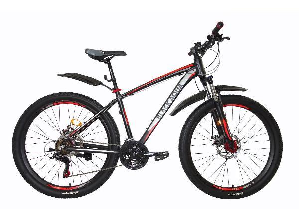 Велосипед Black Agua Cross 2782 matt D 27,5" (черно-красный)