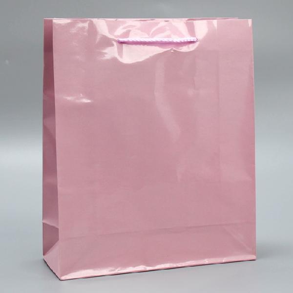 Пакет ламинированный «Розовый», ML 23 х 27 х 8 см   6582790