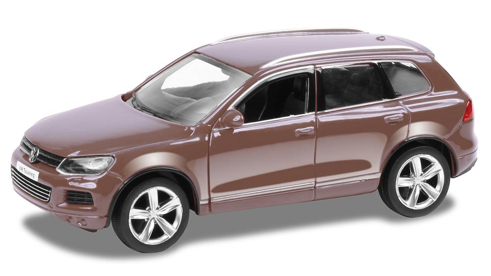 Машина метал. 1:32 Volkswagen Touareg, инерционная,цвет коричневый матовый