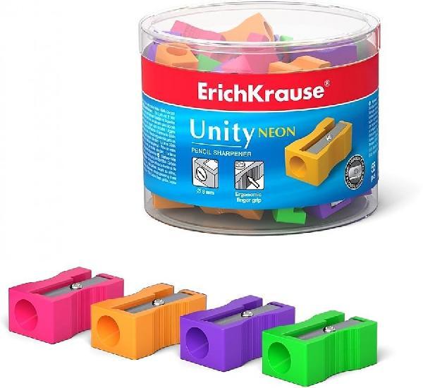 Точилка 1 отверстие ErichKrause "UNITY NEON" микс 4В 38013 1282547