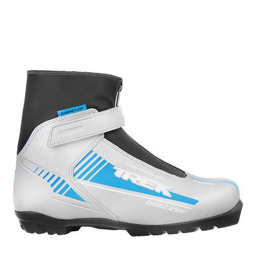 Ботинки лыжные TREK BLAZZER  NNN (черный,лого серый,черный,красный)р.37 ИК36-01-14