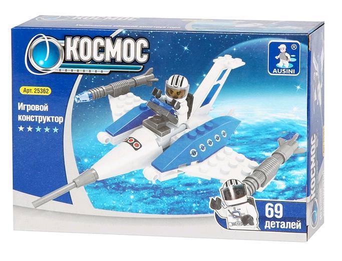Конструктор пластмассовый AUSINI  "Космос: Звездный эскорт" (68 дет.)