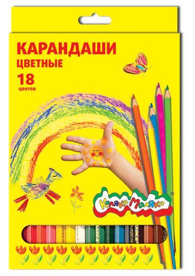 Набор цветных карандашей 18цв. Каляка-Маляка