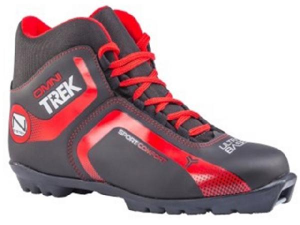 Ботинки лыжные TREK Omni2 SNS  (черный,лого красный) S  р.39