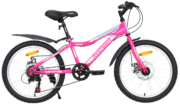 Велосипед 20" AVENGER С200W,фиолетовый