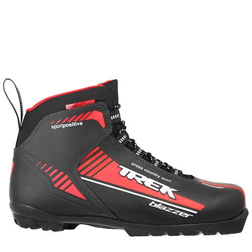Ботинки лыжные TREK BLAZZER  NNN(черный,лого серый)р.40 