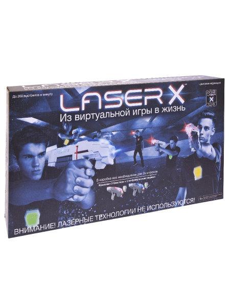 Игровой набор Laser X (2 бластера,2 мишени)