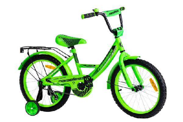 Велосипед 16" Nameless VEKTOR,зеленый /черный