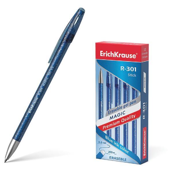Ручка гел. ERICH KRAUSE R-301 MAGIC GEL 0,5 мм синий "пиши-стирай"