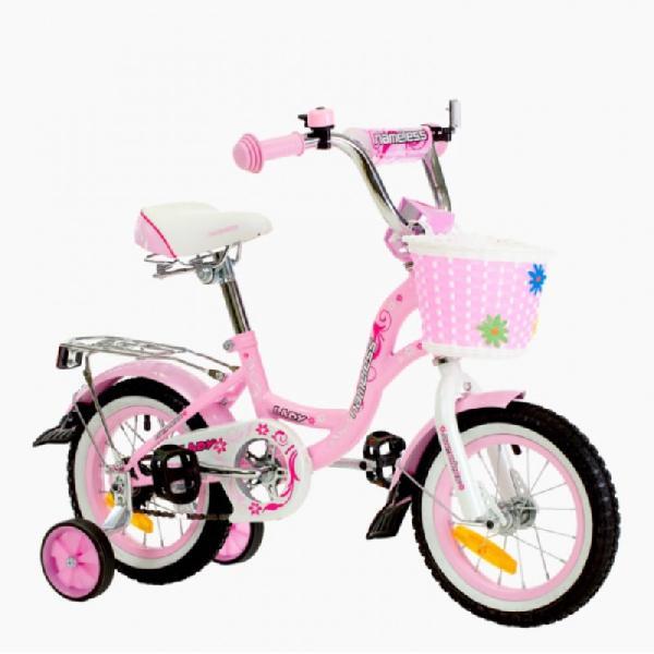 Велосипед 14"Nameless LADY,фиолетовый/розовый,белый/розовый