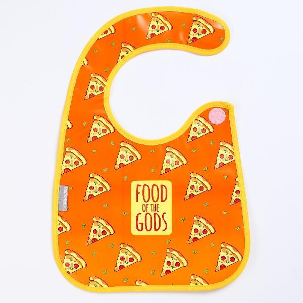 Нагрудник детский «Pizza», на липучке, с карманом   7127784