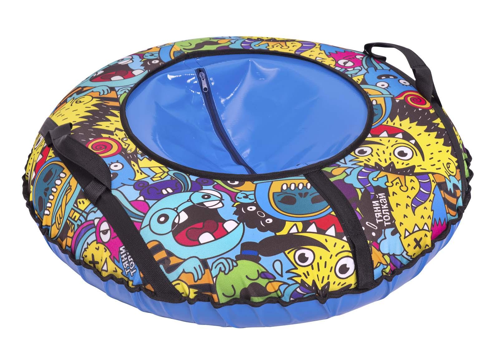 Надувные санки тюбинг ТяниТолкай Оксфорд Monster 100 см