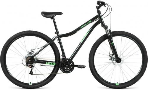 Велосипед Forward ALTAIR МТВ НТ 29 2.0 disc (29" 21 ск рост 17)2020-2021 черный/ярко-зел,темно-сер/к