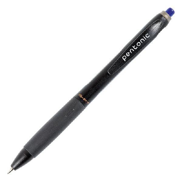 Ручка шарик.автом. LINC PENTONIC B-RT 0,70 мм синяя резин.грип