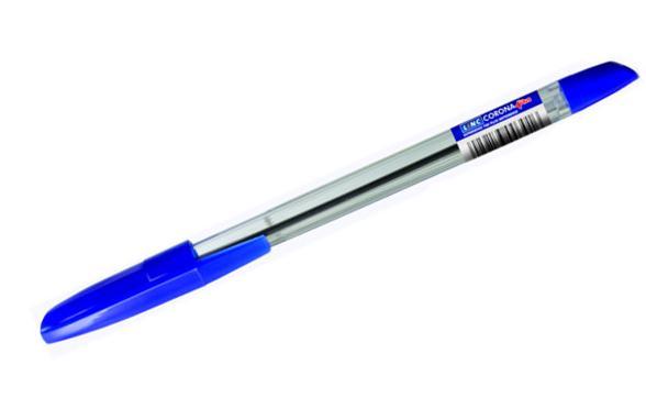 Ручка шариковая CORONA PLUS прозрач.корпус 0.7 мм синяя 3002N/blue