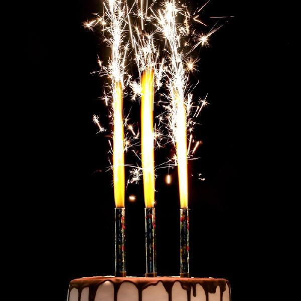 Набор тортовых свечей фонтанов "Шарики", 10 см, 3 шт, картон 6626921