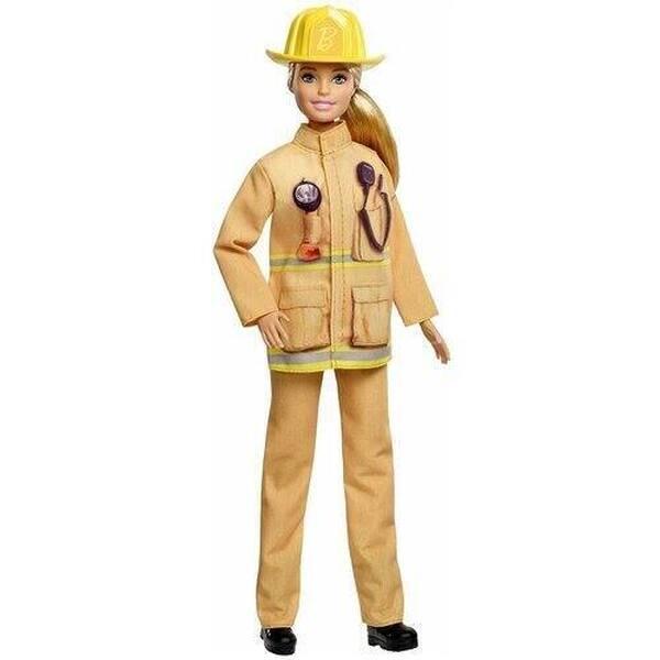 Barbie. Кукла из серии Кем быть. К 60-летию выпуска Пожарный