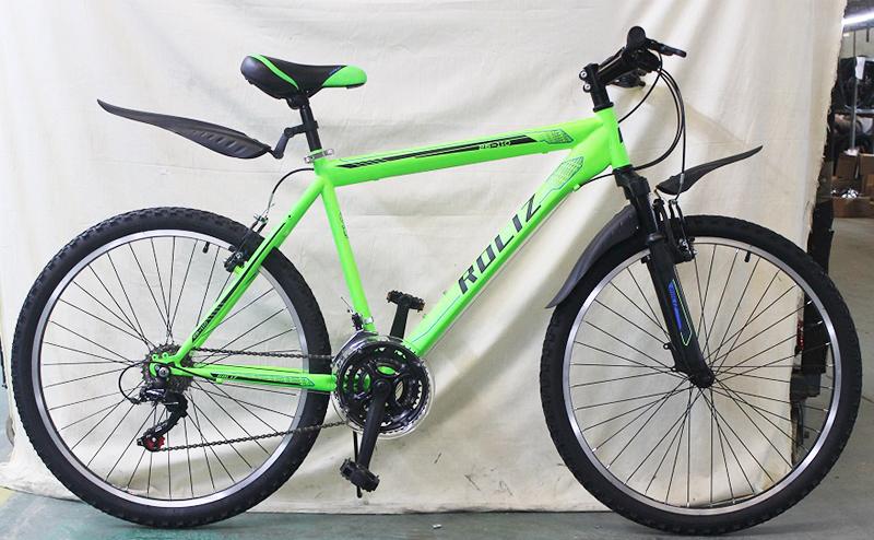 Велосипед ROLIZ 26-110 (зеленый/черный,серый)