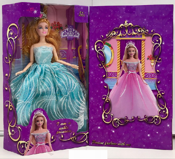 Кукла №ZQ30326-5 Принцесса в короне/коробка/34*19,5*5,5